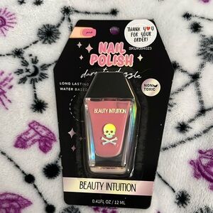 BEAUTY INTUITION ⚰️COFFIN BOTTLE 💅 PINK NAIL POLISH☠️💀🧿🔮🦇🎃